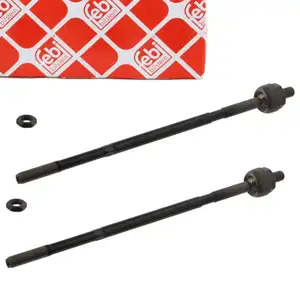2x febi 33908 PROKIT Spurstange Axialgelenk f&uuml;r VW Golf 3 Vento 1N1 mit TRW Servo vorne