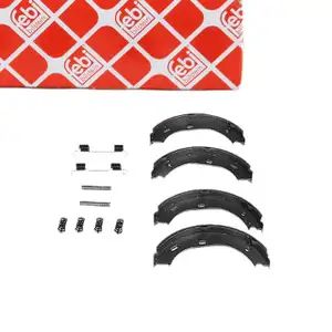 febi 08324 Bremsbackensatz + Zubehör Feststellbremse hinten