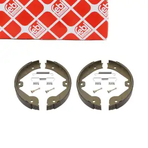 febi 28730 Bremsbackensatz + Zubehör Feststellbremse hinten