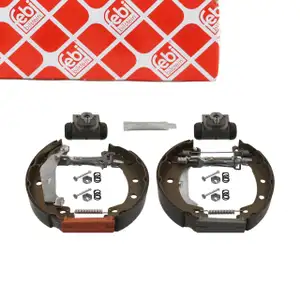 febi 37511 Bremsbackensatz + Radbremszylinder + Zubeh&ouml;r Feststellbremse hinten