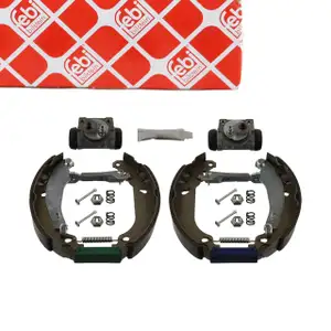 febi 37229 Bremsbackensatz + Radbremszylinder + Zubeh&ouml;r Feststellbremse hinten