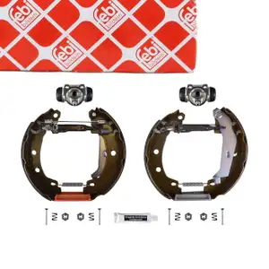 febi 37241 Bremsbackensatz + Radbremszylinder + Zubeh&ouml;r Feststellbremse hinten