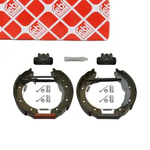 febi 37242 Bremsbackensatz + Radbremszylinder + Zubeh&ouml;r Feststellbremse hinten