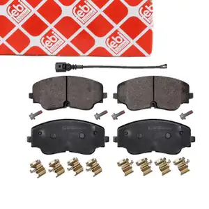 febi Bremsbel&auml;ge Bremsbelagsatz f&uuml;r VW Golf 8 Tiguan Arteon AUDI A3 8Y CUPRA Leon vorne