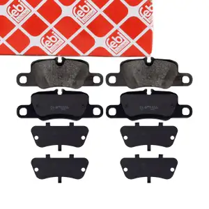 febi Bremsbel&auml;ge f&uuml;r PORSCHE Panamera 970 3.0 4.8 ohne Keramikbremse hinten 97035294904