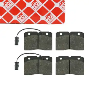 febi 16337 Bremsbel&auml;ge Bremsbelagsatz + Warnkontakt f&uuml;r IVECO Daily 2 Vorderachse 1906206