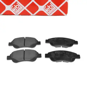 febi Bremsbel&auml;ge Bremsbelagsatz f&uuml;r CITROEN C1 1 2 PEUGEOT 107 108 TOYOTA Aygo B1 B4 vorne