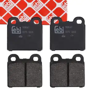 febi 183647 Bremsbel&auml;ge f&uuml;rVW K&auml;fer vorne / hinten PORSCHE 356 C 1600 911 2.0 L 912 hinten