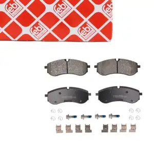 febi Bremsbel&auml;ge Bremsbelagsatz f&uuml;r VW Crafter SY SX SZ Grand California hinten 2N0698451A