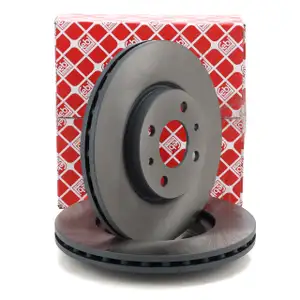 febi 22927 Bremsscheiben Satz f&uuml;r ALFA ROMEO 145 146 155 Mito FIAT 500 Panda Punto vorne