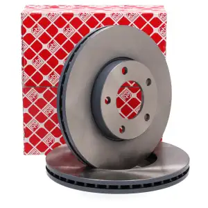 febi 32765 Bremsscheiben Satz f&uuml;r MAZDA 3 BK BL 5 CR19 CW vorne