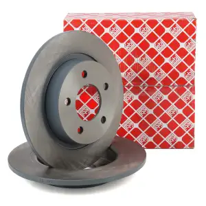 febi 32775 Bremsscheiben Satz f&uuml;r MAZDA 2 DE_ DH_ 3 BK BL 5 CR19 CW hinten