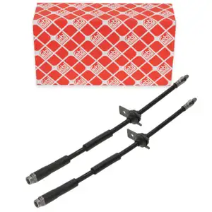 2x febi 198108 Bremsschlauch Bremsleitung f&uuml;r FORD Focus 3 MK3 Turnier hinten 1702987