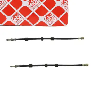 2x febi 23174 Bremsschlauch f&uuml;r VW Sharan 7M SEAT Alhambra 7V FORD WGR vorne 7M0611701D