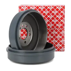 febi 183833 Bremstrommeln Satz &Oslash; 295mm f&uuml;r VW Amarok hinten 2H0609617