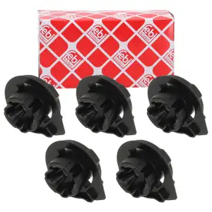 5x febi 198900 Halteclip Clip Befestigungsclip T&uuml;rverkleidung f&uuml;r AUDI BMW CUPRA SEAT