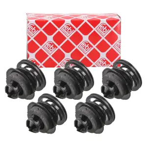 5x febi Halteclip T&uuml;rverkleidung f&uuml;r VW Golf 2 3 4 5 Passat B5 B5.5 Leon Superb 3B0868243