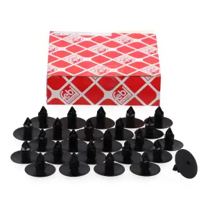 25x febi 100542 Clip für RENAULT Clio Kangoo Laguna Megane Scenic Twingo 7703077435