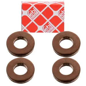 4x febi 100543 Dichtring Einspritzd&uuml;se f&uuml;r DACIA MERCEDES NISSAN OPEL RENAULT SUZUKI VOLVO
