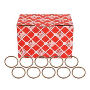 10x febi 19422 Dichtring Ölablassschraube für VW Golf 3 2.0 GTI 16V Passat B1-5 Sharan T4