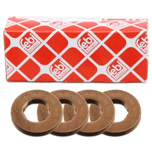 4x febi 103746 Dichtring Einspritzdüse für CITROEN FORD LAND ROVER MITSUBISHI PEUGEOT