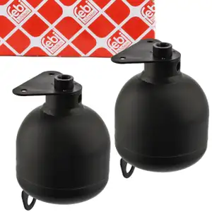 2x febi 07520 Druckspeicher für BMW 3er E30 Touring 5er E34 6er E24 7er E32 37211132043
