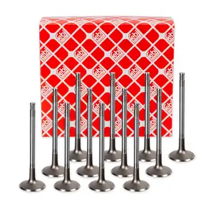 12x febi 17386 Einlassventil für OPEL Omega B Signum Sintra Vectra A B C 2.5-3.2 90412277