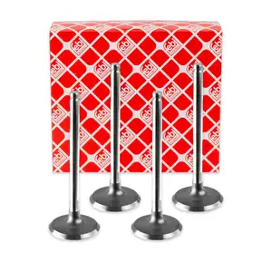 4x febi Einlassventil für OPEL Astra F G Corsa A Kadett E Vectra A B 1.6i 642679/90295011