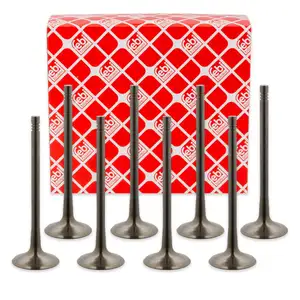 8x febi Einlassventil f&uuml;r VW Golf 5 6 Passat B6 B7 Sharan Tiguan T5 1.8/2.0 TSI 06D109601M