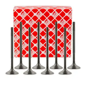 8x febi 38604 Einlassventil f&uuml;r MERCEDES W204 S204 C204 W212 S212 C/A207 M271 2710531001