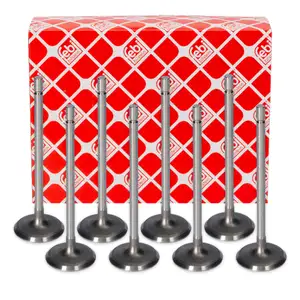 8x febi Einlassventil für DACIA Duster Sandero NISSAN Kubistar RENAULT Clio Twingo 1.4 1.6