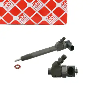 febi Einspritzd&uuml;se + Dichtring f&uuml;r MERCEDES Sprinter 2t-5t B901-905 6110701487 OM611 OM612