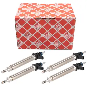 4x febi 197290 Einspritzd&uuml;se f&uuml;r MERCEDES W177 W205 W213 X/C53 X204 M260 M264 M274