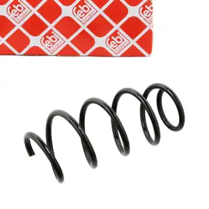 febi 104737 Fahrwerksfeder f&uuml;r VW Golf 6 Golf Plus 5 Jetta 3 1K2 Vorderachse 1K0411105AP