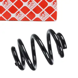 febi 104744 Fahrwerksfeder Schraubenfeder f&uuml;r VW Transporter Multivan T5 hinten 7H0511115E