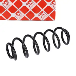 febi 181303 Fahrwerksfeder Schraubenfeder f&uuml;r VW Golf 6 5K1 Hinterachse 1K0511115GC