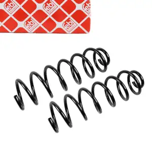 2x febi 174715 Fahrwerksfeder f&uuml;r RENAULT Megane 3 Schr&auml;gheck Hinterachse 550200060R