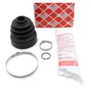 febi Achsmanschette Satz f&uuml;r VW Golf 5 6 Passat B6 Touran A3 8P TT 8J vorne getriebeseitig