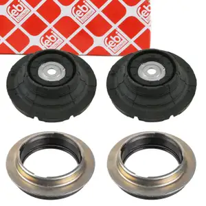 2x febi Federbeinlager Domlager + W&auml;lzlager f&uuml;r VW California Multivan Transporter vorne