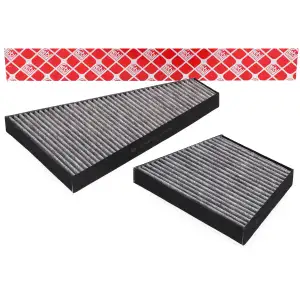 febi 21308 Innenraumfilter Aktivkohlefilter Satz f&uuml;r VW Phaeton 3D1-3D9 3D1819644
