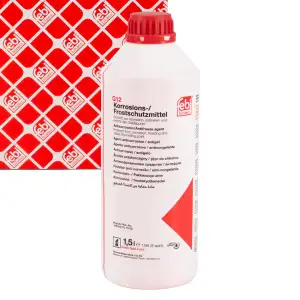 1,5L febi 01381 K&uuml;hlerfrostschutz ROT AUDI OPEL SEAT SKODA VW TL774D