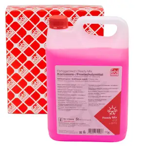 5L febi 172006 K&uuml;hlerfrostschutz ROT f&uuml;r AUDI OPEL SEAT SKODA VW TL774D G012A8DA1