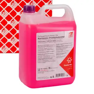 5L febi 172016 K&uuml;hlerfrostschutz Ready Mix LILA f&uuml;r AUDI SEAT SKODA VW TL 774-J