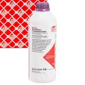1.5L febi 183366 Purple Coolant for AUDI, FIAT, SEAT, SKODA, TOYOTA, and VW