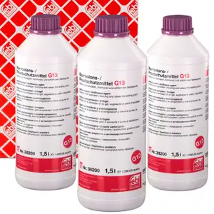 3x 1,5L febi 38200 K&uuml;hlerfrostschutz LILA f&uuml;r AUDI SEAT SKODA VW TL 774-J