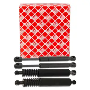 4x febi Heckklappe + Heckscheibend&auml;mpfer f&uuml;r PORSCHE Cayenne 9PA 3.6 S / GTS / Turbo 4.8