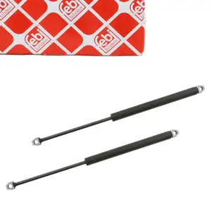 2x febi 01787 Heckklappend&auml;mpfer f&uuml;r BMW 5er E34 Limousine ohne Spoiler