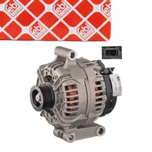 febi 101521 Lichtmaschine Generator Autogenerator 12V 105A f&uuml;r FORD Transit 2.0D 2.0 TDCI