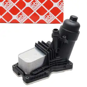 febi &Ouml;lk&uuml;hler + Filter + Geh&auml;use f&uuml;r BMW F30 F31 E90 E91 F10 F11 1.6/2.0D N47 11428512283