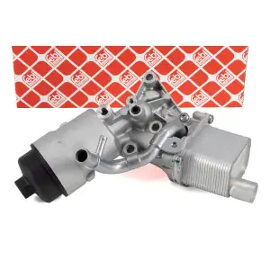 febi Ölkühler + Ölfilter + Gehäuse für OPEL Astra J Corsa D E Insignia A Zafira C 1.4